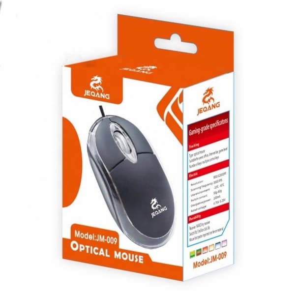 JM-009 Optical USB Mouse noir