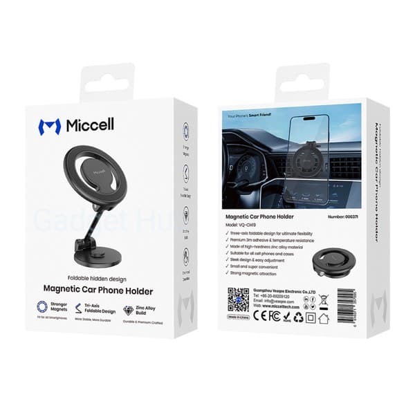 Miccell VQ-CH19 Magnetic Car Phone Support