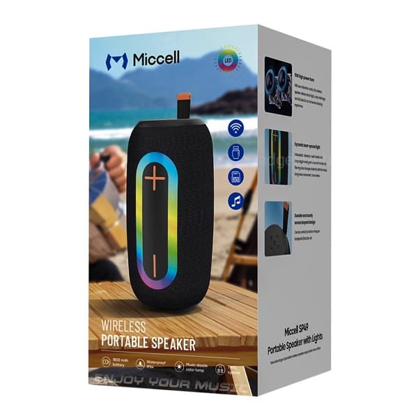 Miccell SP49 sans fil Portable Bluetooth Enceinte