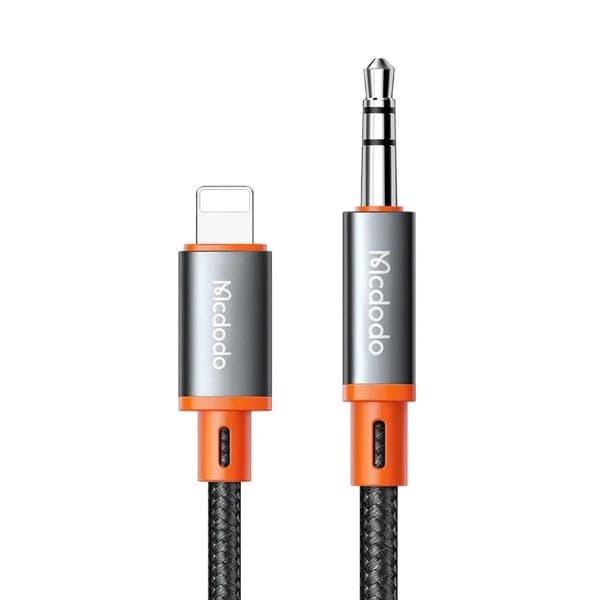Miccell AUX002 Lightning to 3.5mm AUX Audio Câble Aluminum Braided 1m