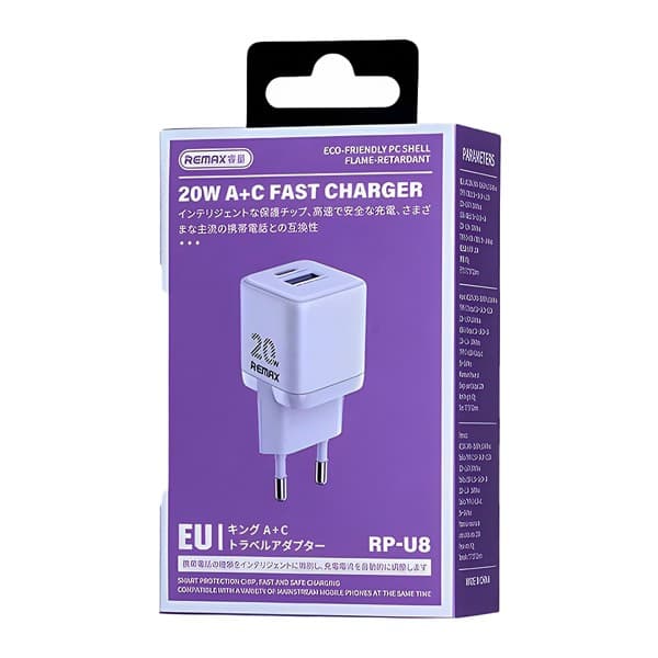 REMAX Kings 20W A + C Chargeur CA-18 (AC20W) EU blanc