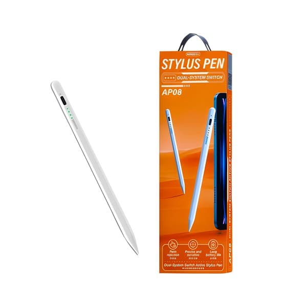 REMAX Dual-System Switch Active Stylus Pen AP08 blanc