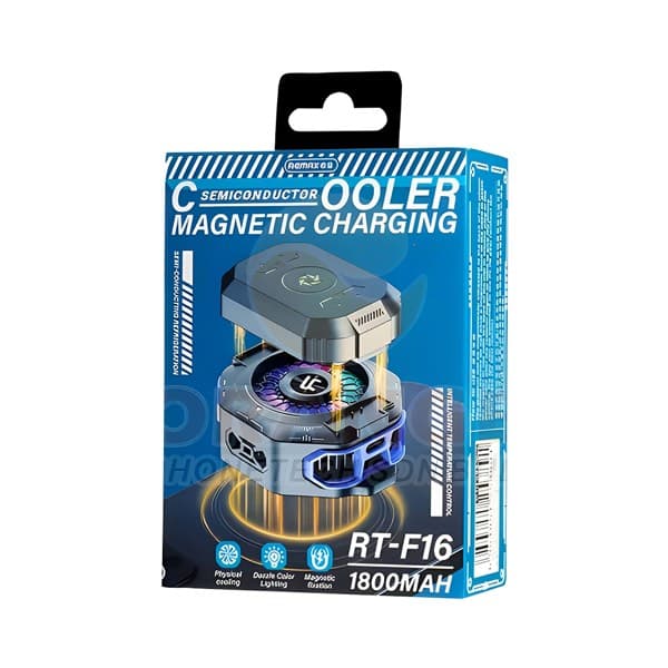 REMAX Semiconductor Magnetic Charging Phone Cooler 1800mAh RT-F16 noir