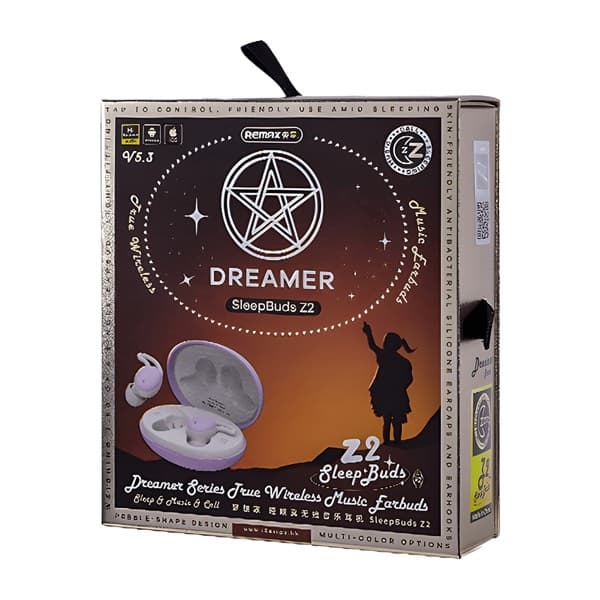 REMAX Dreamer Series SleepBuds Z2 True sans fil Music Écouteurs noir