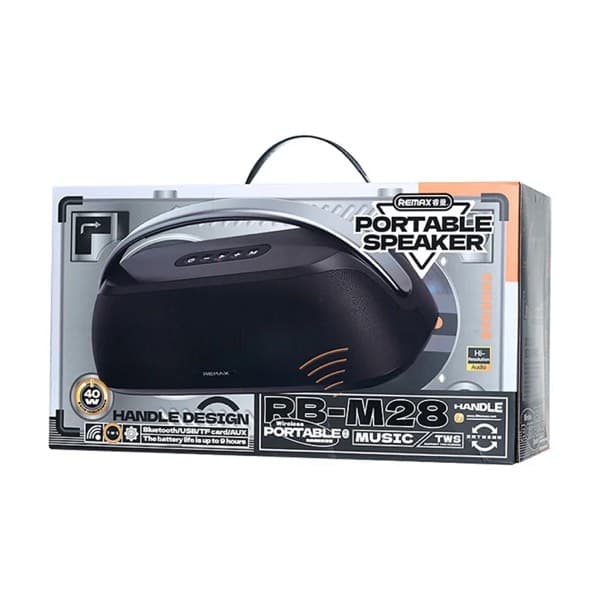 REMAX sans fil Portable Enceinte 40W RB-M28 noir