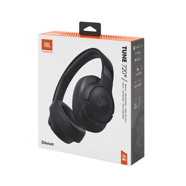 JBL Tune 720BT sans fil Bluetooth Casque avec Microphone noir