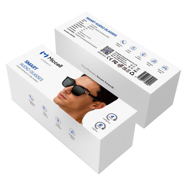 Miccell Smart Audio Glasses Hands-Free Music & Calls