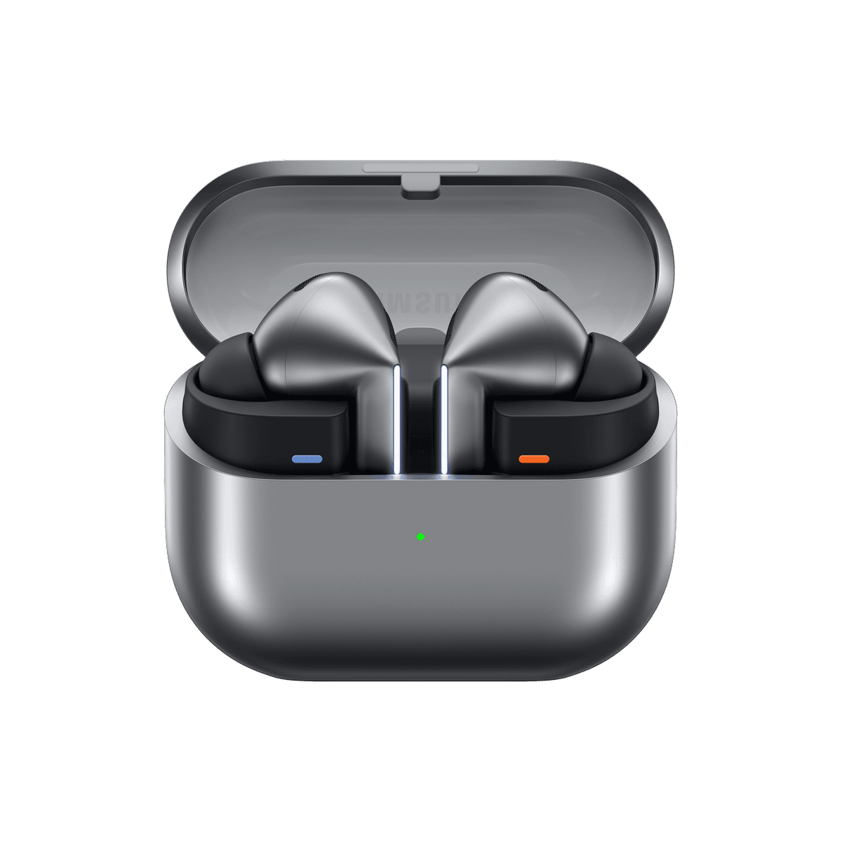 Écouteurs Samsung Galaxy Buds3 Pro et leur boîtier, visuel officiel Samsung