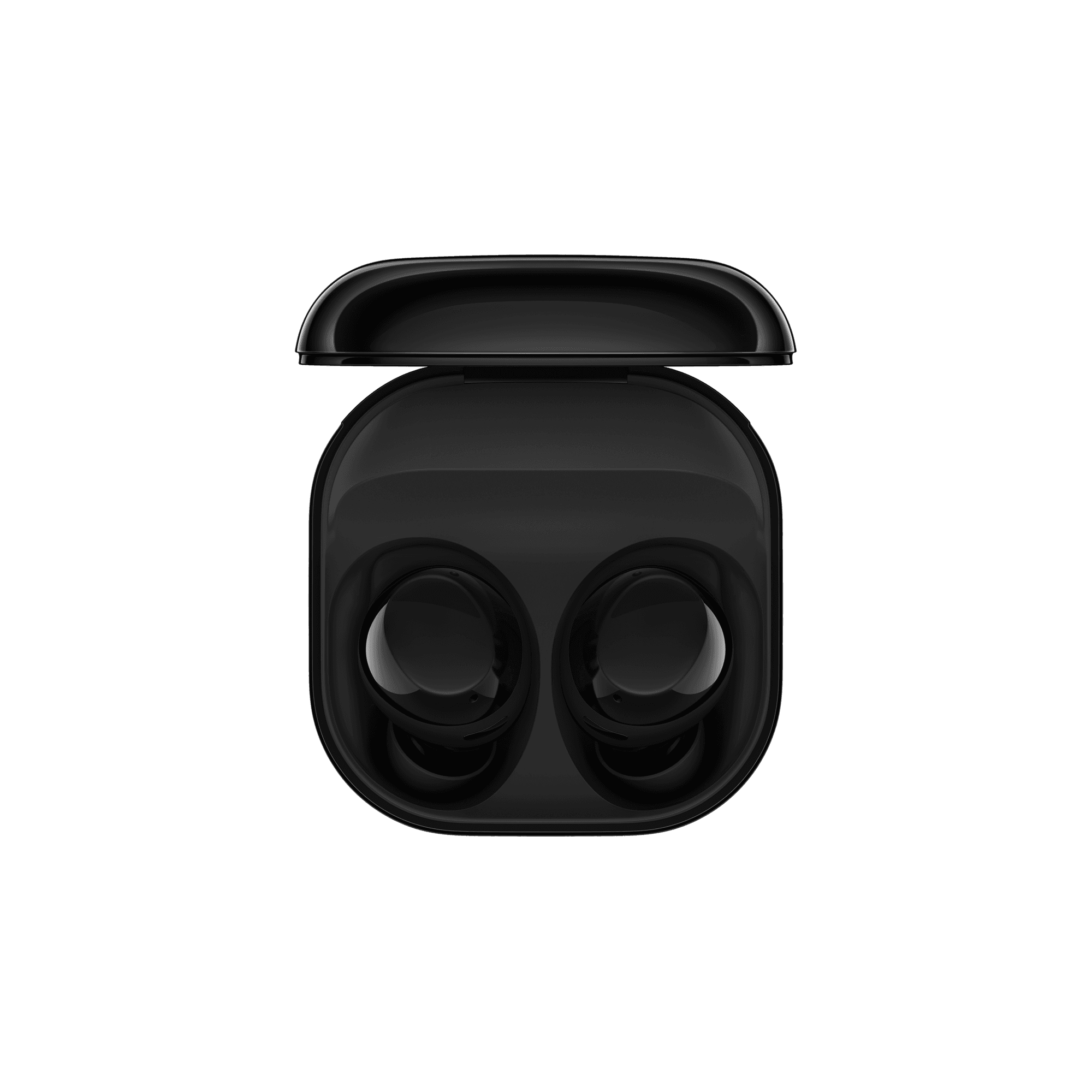 Écouteurs Samsung Galaxy Buds Core et leur boîtier, visuel officiel Samsung