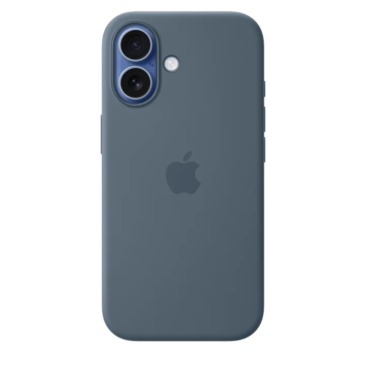 Coque en silicone Apple avec MagSafe pour iPhone, visuel officiel