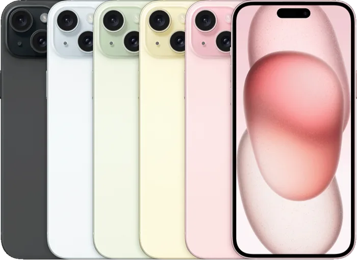 iPhone 15 Plus, visuel officiel Apple