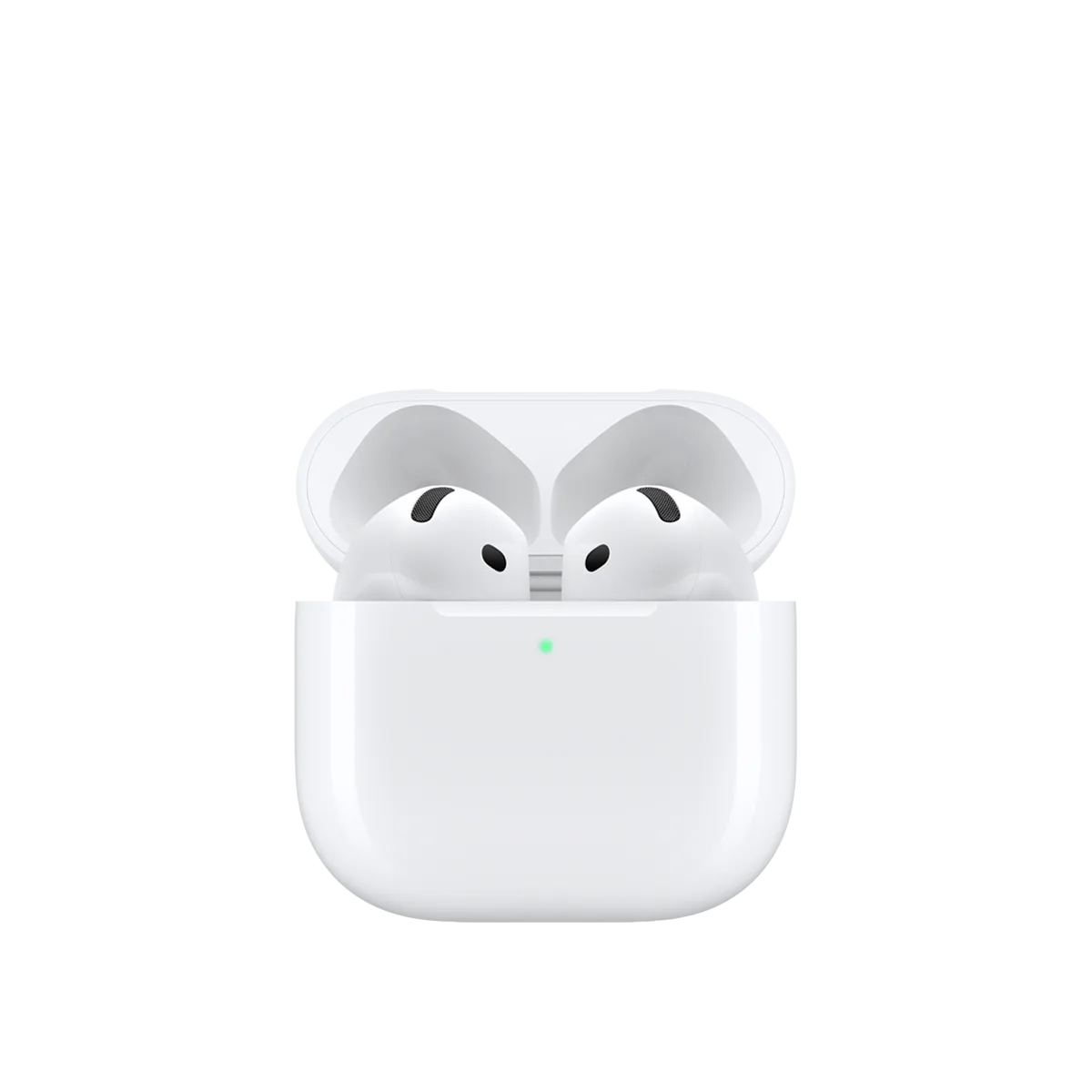 Apple AirPods 5 dans leur boîtier de charge USB-C, visuel officiel Apple
