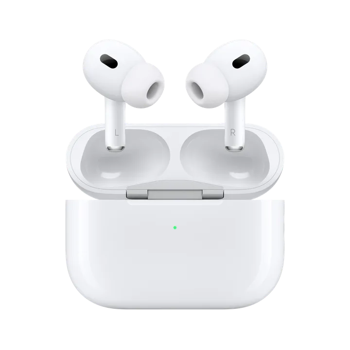 Apple AirPods Pro 2 et leur boîtier de charge USB-C, visuel officiel Apple