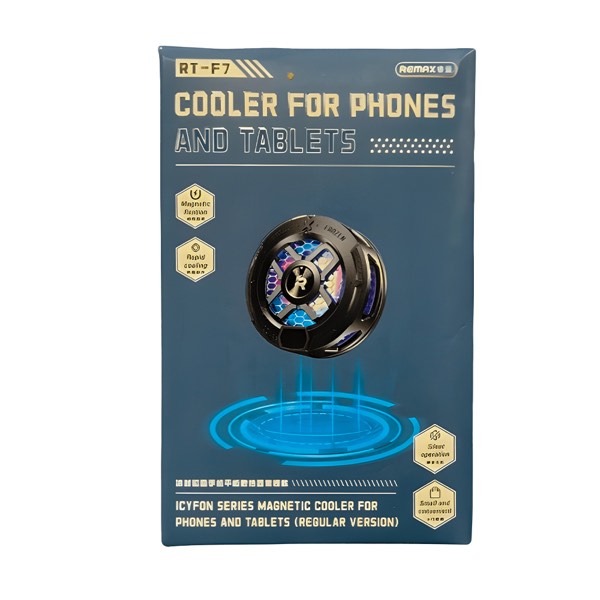 REMAX Icyfon Series Magnetic Phone & Tablet Cooler avec Temperature Display RT-F7/F7i (Regular Version)