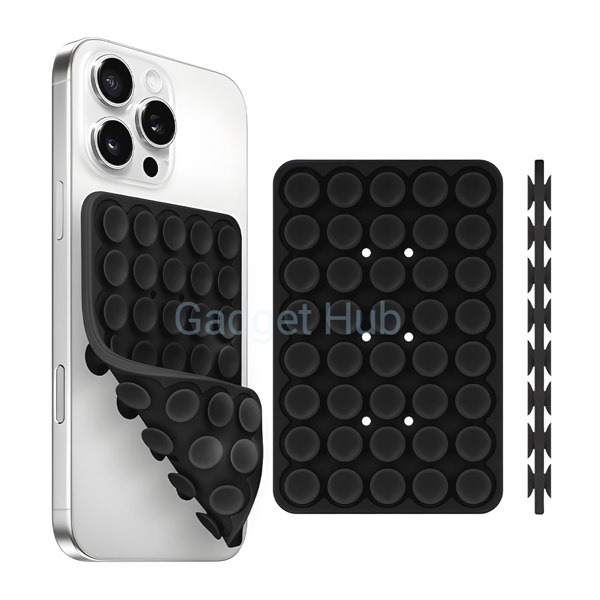 Foldable Suction Cup Phone Support avec Built-in Kickstand